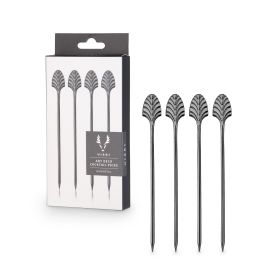 Gunmetal Deco Cocktail Picks by Viski