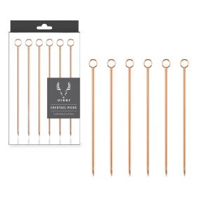 Summit Cocktail Picks in Copper Viski