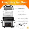 OHHO, Air Fryer, Multi-cooker, OH-AFM06-SS, Frying and cooking all-around, Keeping warm by appointment, 6.5QT