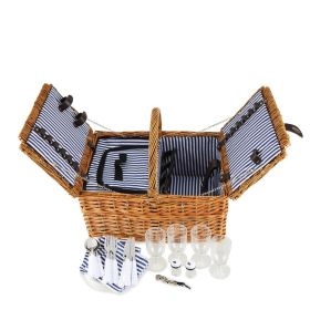 Cape Cod Wicker Picnic Basket by Twine