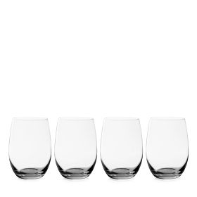 Vino Stemless White Wine Glass by True set of 4