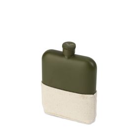 Matte Army Green Flask by Foster & Rye