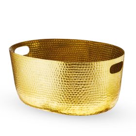 Gold Hammered Tub by Twine