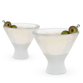 Glass FREEZE Martini Glass by HOST  (set of two)