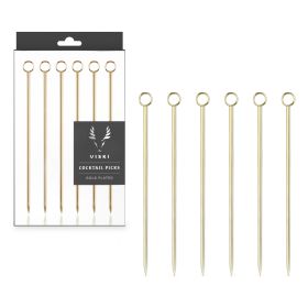 Belmont Cocktail Picks in Gold Viski