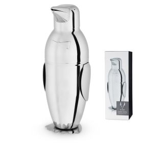 Irving Penguin Cocktail Shaker in Silver Viski