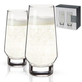 Raye Weighted Stemless Champagne Flutes Viski