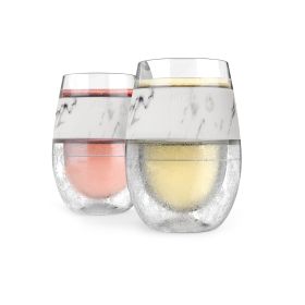 Wine FREEZE in Marble (set of 2) By Host