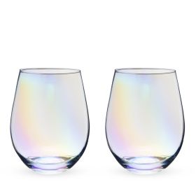 Luster Stemless Wine Glass Set by Twine