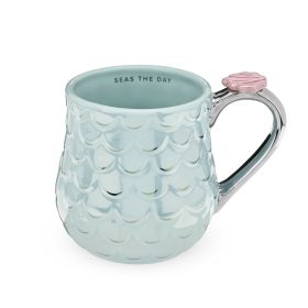 Mermaid Blue Mug by Pinky Up