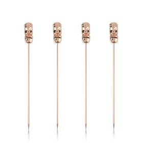 Set of 4 Tiki Cocktail Picks by Viski